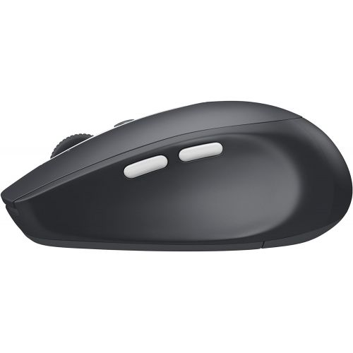 로지텍 Logitech M585 Multi-Device Wireless Mouse  Control and Move Text/Images/Files Between 2 Windows and Apple Mac Computers and Laptops with Bluetooth or USB, 2 Year Battery Life, Gra