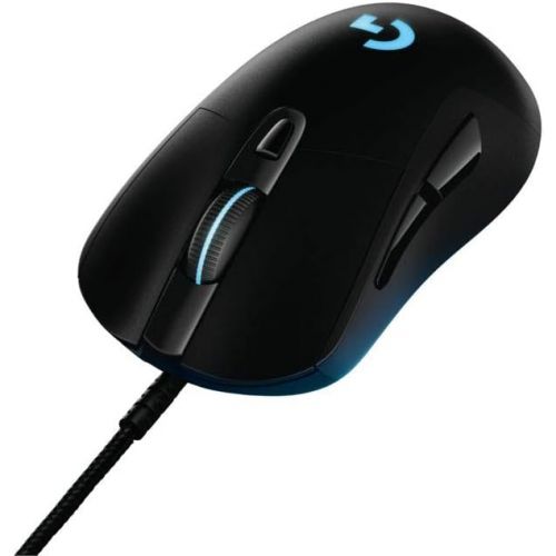 로지텍 Logitech G403 Prodigy RGB Gaming Mouse  16.8 Million Color Backlighting, 6 Programmable Buttons, Onboard Memory, Up to 12,000 DPI