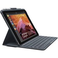 Logitech Slim Folio with Integrated Bluetooth Keyboard for iPad (5th and 6th Generation) Black