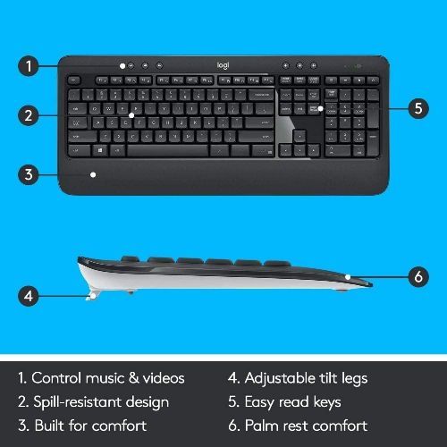 로지텍 Logitech MK545 Advanced Wireless Keyboard and Mouse Combo