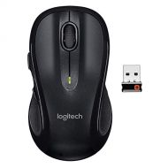 Logitech M510 Wireless Computer Mouse  Comfortable Shape with USB Unifying Receiver, with Back/Forward Buttons and Side-to-Side Scrolling, Dark Gray