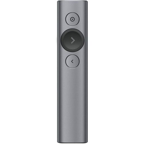 로지텍 (Discontinued) Logitech Spotlight Presentation Remote - Advanced Digital Highlighting with Bluetooth, Universal Compatibility, 30M Range and Quick Charging  Slate