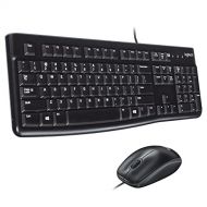 Logitech Desktop MK120 Durable, Comfortable, USB Mouse and keyboard Combo