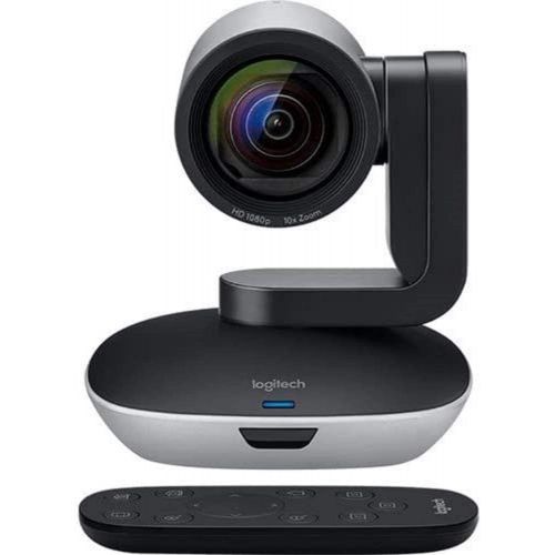 로지텍 Logitech PTZ PRO 2 Video Camera for Conference Rooms, HD 1080p Video - Auto-focus USB Black/Silver