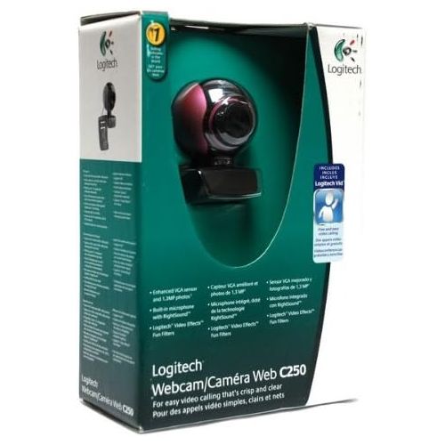 로지텍 Logitech C250 Webcam Dusty Rose USB 2.0