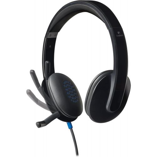 로지텍 Logitech High-Performance USB Headset H540 for Windows and Mac, Skype Certified & C270 Desktop or Laptop Webcam, HD 720p Widescreen for Video Calling and Recording