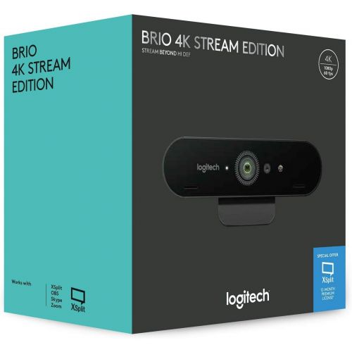 로지텍 Logitech BRIO Stream USB 3.0 Nero Webcam