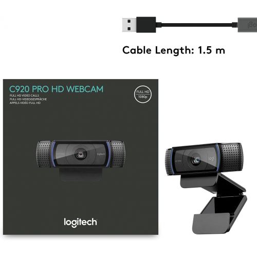 로지텍 Logitech C920 960-000767 USB HD Pro Webcam