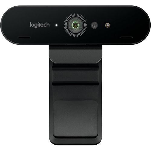 로지텍 Logitech BRIO Ultra HD Webcam for Video Conferencing, Recording, and Streaming - Black & Blue Yeti USB Mic for Recording & Streaming on PC and Mac, 3 Condenser Capsules, 4 Pickup P