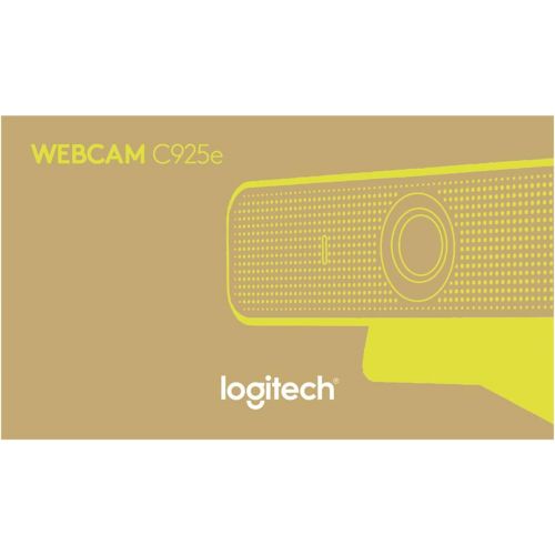 로지텍 Logitech C925-e Webcam with HD Video and Built-In Stereo Microphones - Black