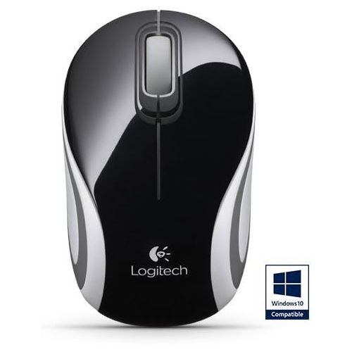 로지텍 Logitech Wireless Mini Mouse M187 Black