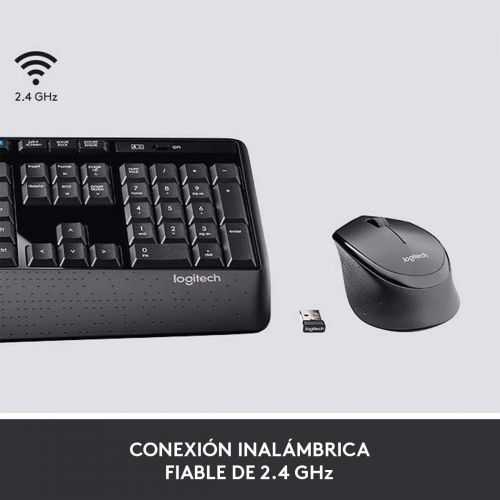 로지텍 Combo Teclado y Mouse Logitech Mk345 Inalambrico