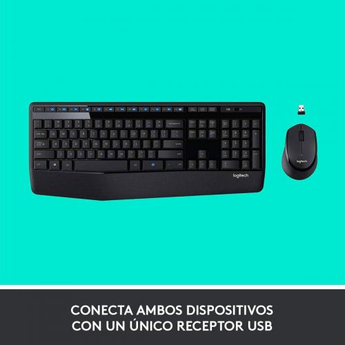 로지텍 Combo Teclado y Mouse Logitech Mk345 Inalambrico