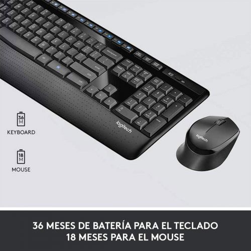 로지텍 Combo Teclado y Mouse Logitech Mk345 Inalambrico