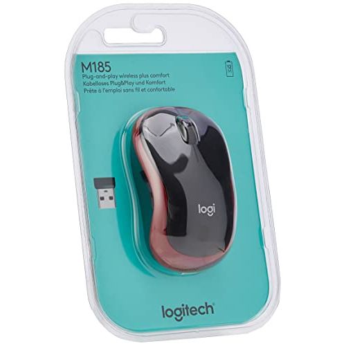 로지텍 Logitech Mouse Wireless Red M185