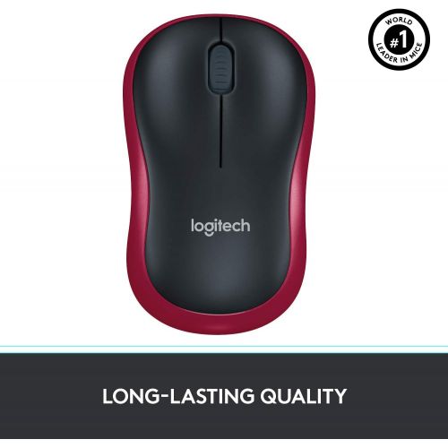 로지텍 Logitech Mouse Wireless Red M185