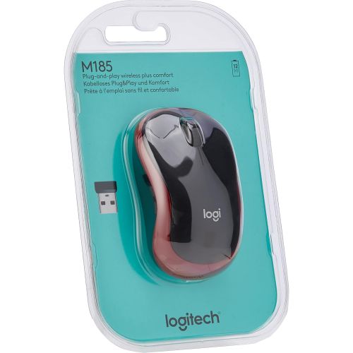 로지텍 Logitech Mouse Wireless Red M185