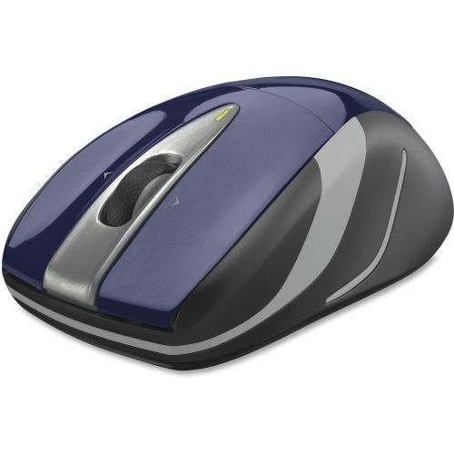 로지텍 Logitech Wireless Laser Mouse - Optical - Wireless - Radio Frequency - Blue, Black - USB - 1000 dpi