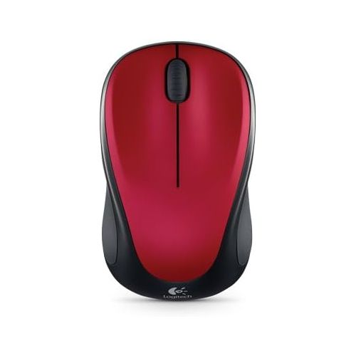 로지텍 Logitech M315 Compact Wireless Optical Mouse, Brick Red