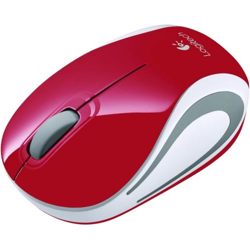 로지텍 Logitech M187 Wireless Mini Mouse Red