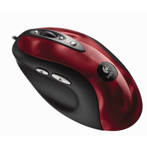 로지텍 Logitech 931179-0403 MX510 Optical Mouse RED