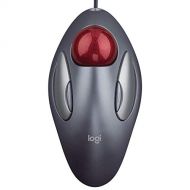 Logitech Wired Mouse Ball Desktop 3-Button Black