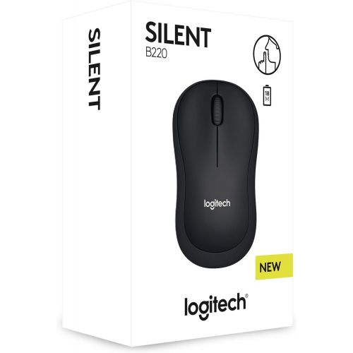 로지텍 Logitech B220 Silent Wireless Optical Mouse Black