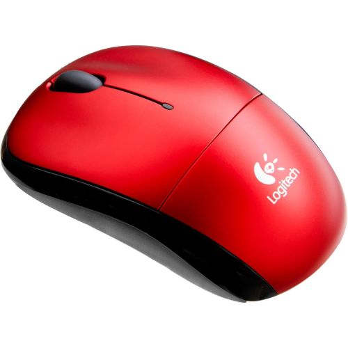 로지텍 Logitech Bundle Wireless Mouse M217 ? Red & 16” Sleeve