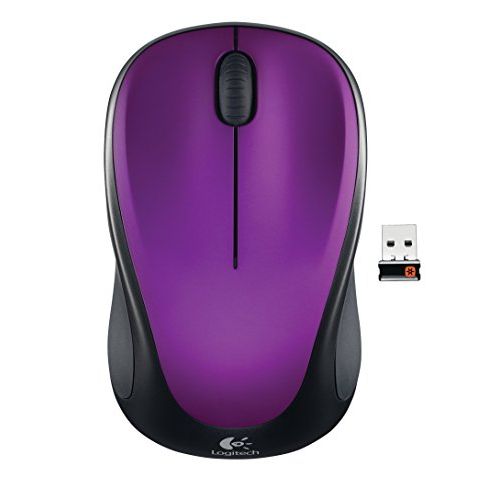 로지텍 Logitech Wireless Mouse m317 with Unifying Receiver, Vivid Violet
