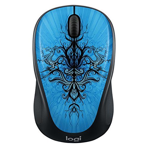 로지텍 Logitech Wireless Mouse M317C with Unifying Receiver - Blue Trance (Blue Trance)