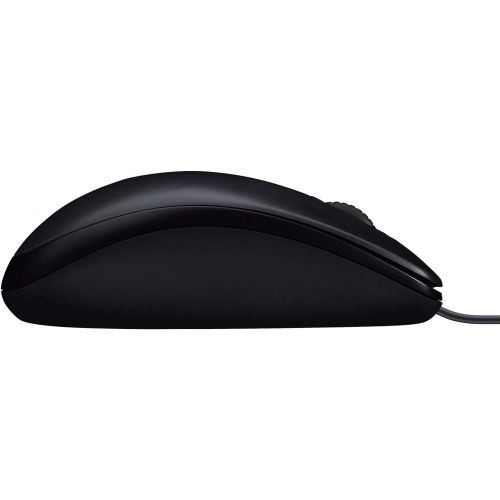 로지텍 Logitech Wired Mouse M90 Black USB