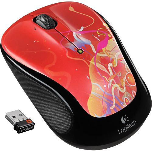 로지텍 Logitech Wireless Mouse M325 with Designed-for-Web Scrolling - Crimson Ribbons