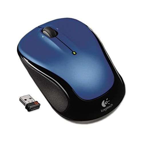 로지텍 A better mix of precision and comfort with scrolling designed for Web use. - LOGITECH, INC. M325 Wireless Mouse, Right/Left, Blue