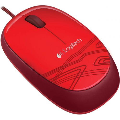 로지텍 Logitech 910-002945 Mouse M105 - Red