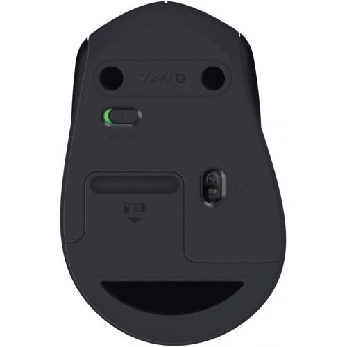 로지텍 Logitech M280 Mouse, Wireless Black, 2229439 (Black)