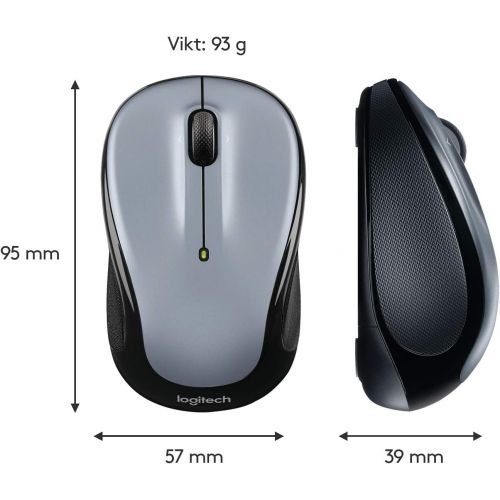 로지텍 Logitech M325 910-002334 Wireless Mouse Silver