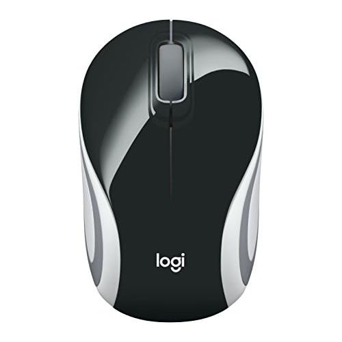 로지텍 Logitech Wireless Mini Mouse M187 & 14 Sleeve Bundle - Black/Gray Camo