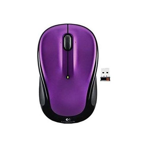 로지텍 Logitech M325 - Colour Collection Limited Edition - Mouse - Optical - 3 Buttons - Wireless - 2.4 Ghz - USB Wireless Receiver - Vivid Violet