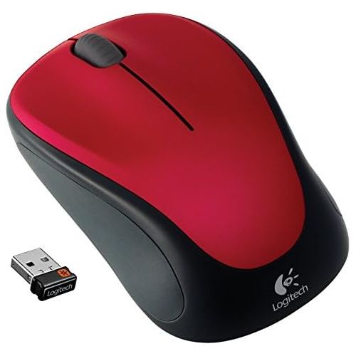 로지텍 Logitech Wireless Mouse m317 with Unifying Receiver, Red