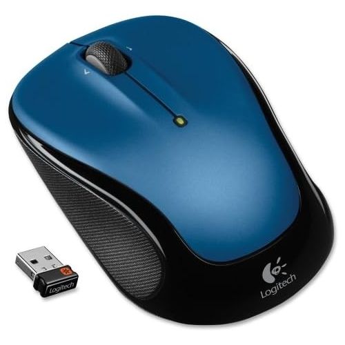 로지텍 Logitech M325 Mouse - Optical - Wireless - Radio Frequency - Blue - USB - Scroll Wheel
