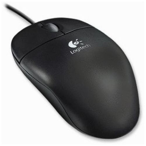 로지텍 Logitech 3-Button USB Optical Wheel Mouse - Black