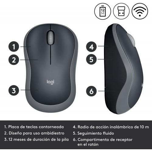 로지텍 Logitech 910-002235 Wireless Mouse M185