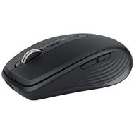 Logitech MX Anywhere 3 Compact Performance Mouse, Wireless, Comfort, Fast Scrolling, Any Surface, Portable, 4000DPI, Customizable Buttons, USB-C, Bluetooth - Graphite