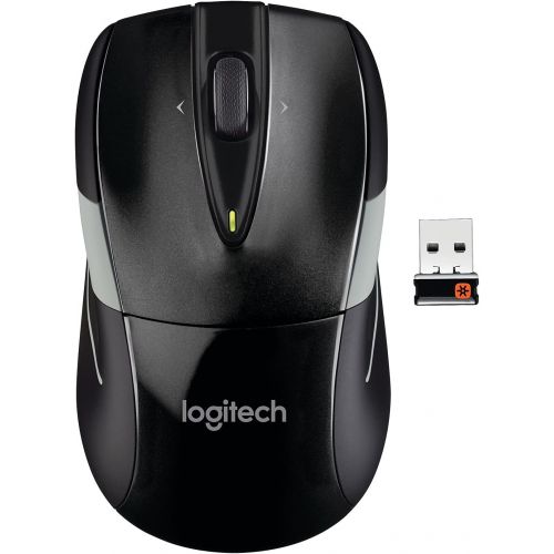 로지텍 Logitech M525 Wireless Mouse ? Long 3 Year Battery Life, Ergonomic Shape for Right or Left Hand Use, Micro-Precision Scroll Wheel, and USB Unifying Receiver for Computers and Lapto