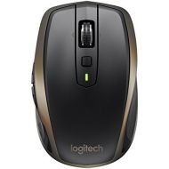 Logitech MX Anywhere 2 Wireless Mouse ? Use On Any Surface, Hyper-Fast Scrolling, Rechargeable, for Apple Mac or Microsoft Windows Computers and laptops, Meteorite