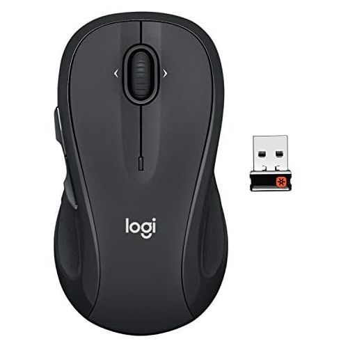 로지텍 Logitech M510 Wireless Computer Mouse for PC with USB Unifying Receiver - Graphite