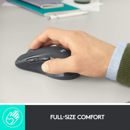 로지텍 Logitech M510 Wireless Computer Mouse for PC with USB Unifying Receiver - Graphite