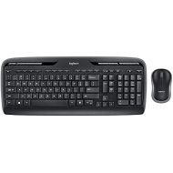 Logitech K330 Wireless Desktop Keyboard and Wireless Mouse Combo ? Entertainment Keyboard and Mouse, 2.4GHz Encrypted Wireless Connection, Long Battery Life MK320 Combo