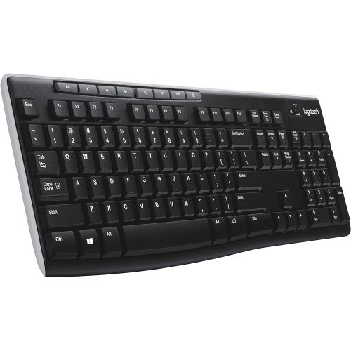 로지텍 Logitech Wireless Keyboard K270 Radio Transfer, PC / Mac, Keyboard
