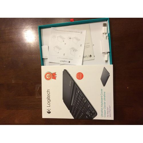 로지텍 Logitech Ultrathin Keyboard Cover for iPAD AIR, i5 - Bluetooth Keyboard & View Stand